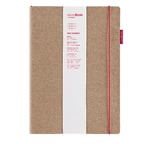 SenseBook Red Rubber carnet à ruban A4 quadrillé