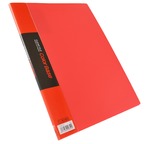 CLEAR FILE colour BASE A4  Rouge, 10 pochettes