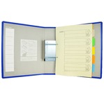 Classeur NEW DOTCH FILE A4-8cm BLEU