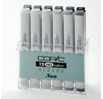 COPIC Marker 12 Neutral grey colours set