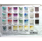 GOLDEN Gels mural banner - large format