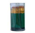 Tristar Pack of 144 brushes with synthetic bristles and assorted sizes