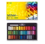 MUNGYO 48 Mini Pastels secs Carrés assortis