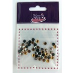 DIAMS 50 Cabochons RONDS 5mm - Assort Zen