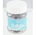 GRAND POT Paillettes150 gr ARGENT salière