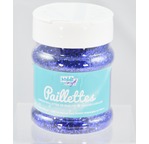 GRAND POT Paillettes  150 gr  BLEU salière