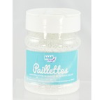 GRAND POT Paillettes  150 gr  BLANC salière