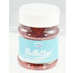 GRAND POT Paillettes  150 gr  ROUGE salière