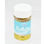 Glitter flakes Pouring Pot of 60 gr - Teal Blue