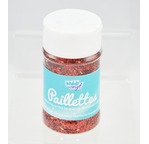 Pot salière de 60 gr de Paillettes ROUGE