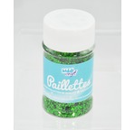 Pot salière de 60 gr de Paillettes  VERT