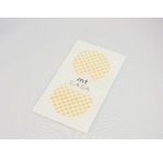 MT CASA SEAL Sticker rond en washi pois / dot apricot 10 pcs