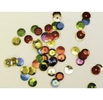 200 Glitter pompons Assorted colours & sizes