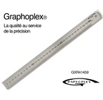 Réglet acier épais - ép = 1mm - l = 24mm - L = 30cm