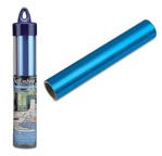 Feuille Alu. teinté Bleu 1,5 m