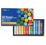 Cardboard box 12 oil pastels - metalic colours
