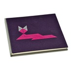 PAPERTREE CHAZEN Carnet 18*18 Violet