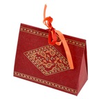 PAPERTREE TAJ Choco box-Rouge/Orange-2 pièces