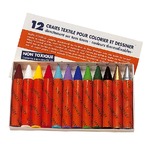 Boîte de 12 crayons pour textile