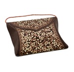 PAPERTREE TAJ Pochette kdo"Chic" Choco-2 pièces