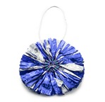 PAPERTREE Fleurs en papier argent o 8 cm Sachet 5 pièces - Bleu