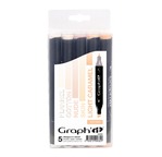 GRAPH'IT Set of 5 markers - Skin tones