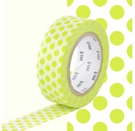 MT 1P Motif pois vert anis / dot lime