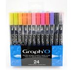 GRAPH'O Set de 24 Essential colours