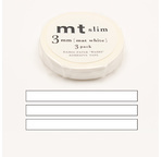 MT SLIM Set de 3 mt slim 3mm uni blanc / matte white