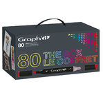 GRAPH'IT Coffret de 80 marqueurs