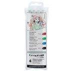 GRAPH'IT Pouch of 4 Fine liners 0,5 - 4 colors