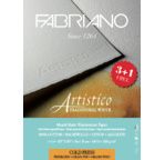 FABRIANO ARTISTICO WHITE-Feuilles 56x76-300 gsm-grain fin-PROMO 3+1