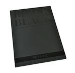FABRIANO BLACK BLACK-Bloc21x29,7-300g-20feuilles ultranoir