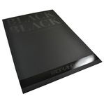 FABRIANO BLACK BLACK-Bloc 42x59,4-300g-20feuilles ultranoir