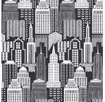 PAPERTREE 50*70 100g SKYLINE Noir/Argent