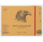 SM-LT Carnet- Dessin - Kraft - 24,5x17,6cm - 24  feuilles - 90 gsm