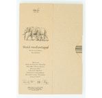SM-LT Bloc Étui - Dessin - Brun - A4 - 80 feuilles - 135 gsm