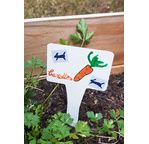 Set of 10 tag holders for gardening