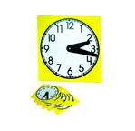 HORLOGE Sachet de 10 horloges en polypro avec aiguilles amovibles 15cm