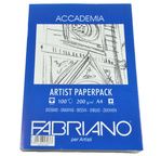 FABRIANO ACCADEMIA ARTIST PAPER PACK-100Feuille21x29,7cm-200gsm-blanc