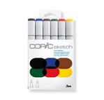 Set COPIC SKETCH 6 couleurs primaires vives