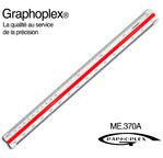 GRAPHOPLEX  transparent reduction rulers - 30 cm; 6 scales 1/500 to 1/2500