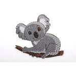 CRYSTAL ART Kit sticker broderie diamant 9x9cm Koala