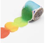 MT DÉCOUPÉ Motif aquarelle multicolore