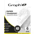 GRAPH'IT 6 Papiers Transfert A3 - Noir
