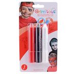 Blister 3 face painting sticks GRIM'TOUT Pirate