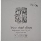 SM-LT Livre de dessin carré 180° -Bristol -14x14cm - 32 fles -182 gsm