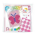 PIXEL Kit créatif porte-clé 4x3cm - Papillon