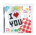 PIXEL Kit créatif porte-clé 4x3cm - I love you