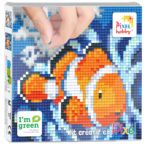 PIXEL Kit créatif tableau 12x12cm - Poisson